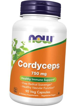 Гриб кордицепс, cordyceps 750, now foods 90вегкапс (71128110)