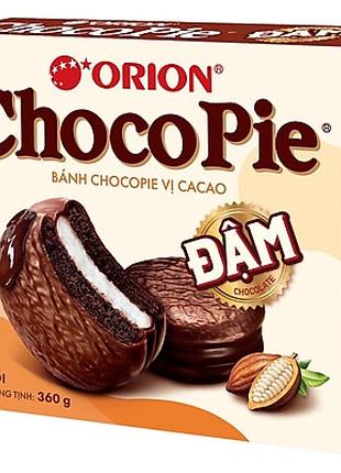 Печенье orion choco pie dark 12s 396g
