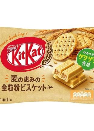 Батончики nestle kitkat whole grain mini 11s 124g