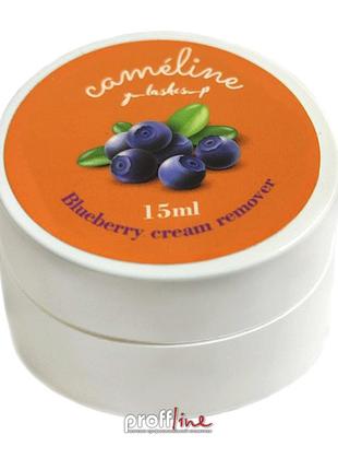 Кремовый ремувер для снятия ресниц cameline с ароматом blueberry 15 мл
