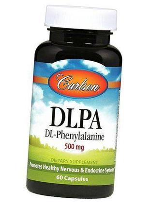 Фенілаланін, dlpa, carlson labs 60капс (27353003)