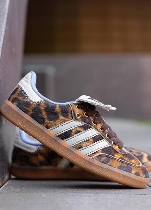 Кросівки в стилі adidas samba кеди кросовки кроссовки леопард адідас