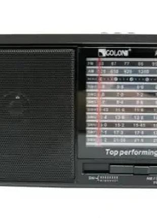 Радіоприймач golon rx-4700bs solar, mp3 usb+tf плеєр, радіо з bluetooth та сонячною панеллю 9157