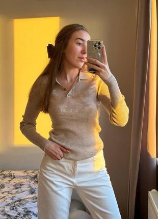 Водолазка в рубчик miu miu