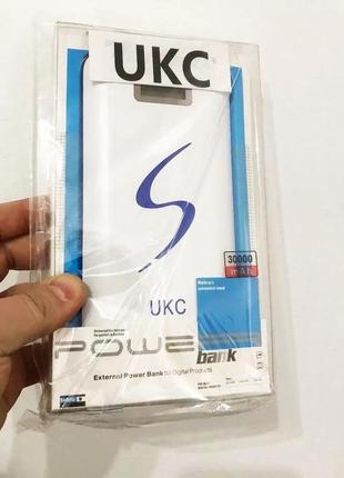 Power bank ukc 30000 mah + lcd екран повербанк