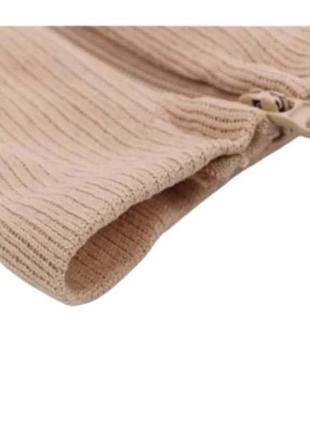 Компрессионные гольфы zip sox l/xl, бежевые носки для варикозного расширения вен 89094 фото