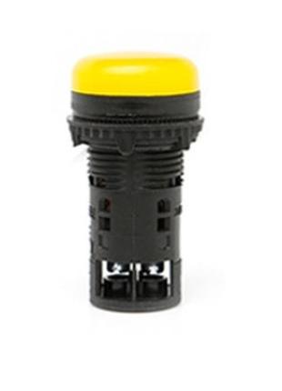 Лампа сигнальная led матовая elpi-240a-y 240v ac (желтая), етi