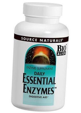 Ферменты для пищеварения, essential enzymes, source naturals 60капс (69355003)