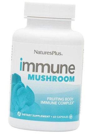 Грибной комплекс для иммунитета, immune mushroom, nature's plus 60капс (71375049)
