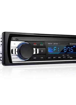 Автомагнитола sa-520 iso 1din, 4x50w + bluetooth,usb,sd, пульт ду 23925 фото