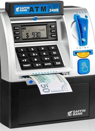 Іграшка скарбничка сейф банкомат, сейф скарбничка з кодовим замком банківський...