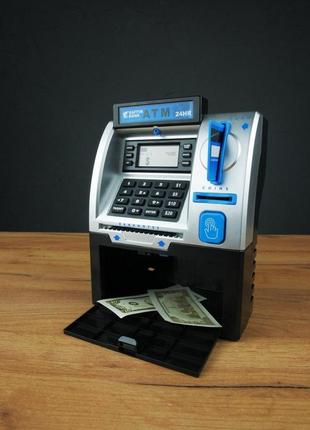 Іграшка скарбничка сейф банкомат, сейф скарбничка з кодовим замком банківський...