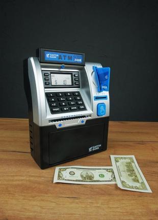 Іграшка скарбничка сейф банкомат, сейф скарбничка з кодовим замком банківський...