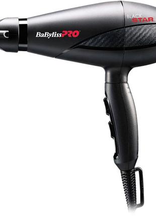 Фен для волос babyliss pro black star ionic bab6250ie