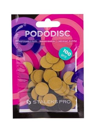 Сменные файлы для педикюрного диска staleks pro pododisk s 100 грит pdf-15-100 50 шт