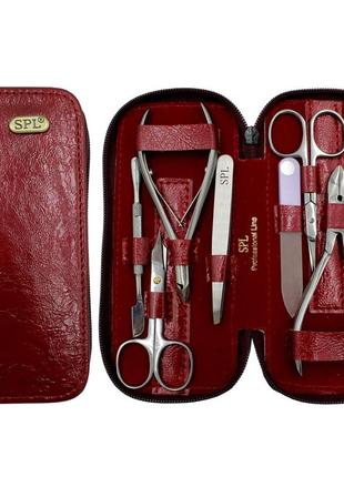 Манікюрний набір spl 77601a червоний