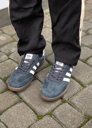 Кроссовки adidas Originals USA 84 Mexico White Red Blue Green Men Casual Shoes FW3274 серо-зеленые