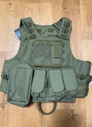 Плитоноска gfc tactical fsbe tactical vest olive