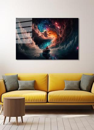 Картина на стекле novellaprint "путь в космос" 60х40см (365.1)