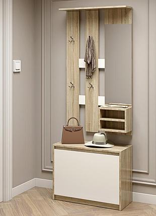 Прихожая для дома эверест микс сонома/белый (dtm-2181)