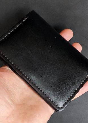 Гаманець докхолдер з натуральної шкіри.