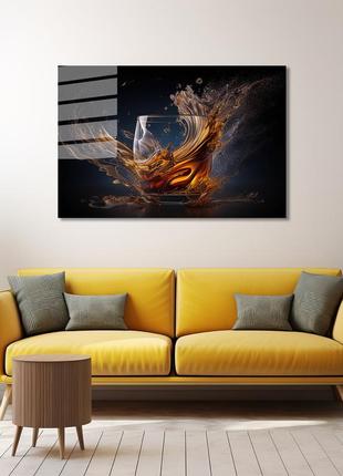 Картина на склі novellaprint "бризки енергії" 60х40см (370.1)