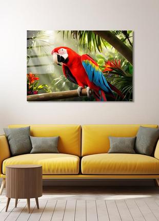 Картина на стекле novellaprint "яркий тропик" 60х40см (408.1)
