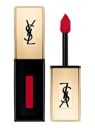 Помада блеск для губyves saint laurent ysl
rouge pur couture vernis a levres 09 rouge laque. 6 ml. без коробки.