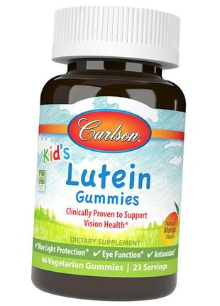 Лютеин для детей, kid's lutein gummies, carlson labs 46таб манго (72353004)