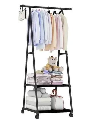 Уценка! передвижная напольная вешалка для одежды the new coat rack черный (плохая упаковка 2020)