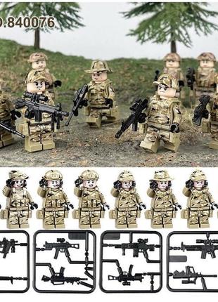 Конструктор фигурки человечки полиция военные спецназ рейнджеры ссо для лего