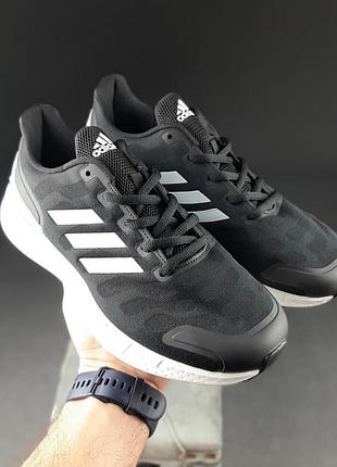 Adidas ventania черные с белым