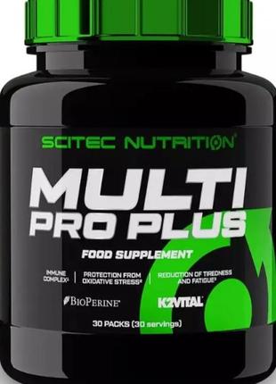 Комплекс витаминов и минералов scitec multi pro plus 30 пак