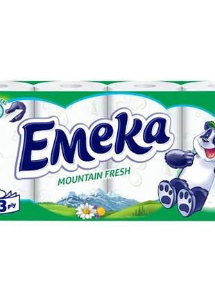 Туалетний папір emeka mountain fresh 3 шари 8 рулонів (3800024026522)>> задайте питання щодо товару в чаті prom або viber