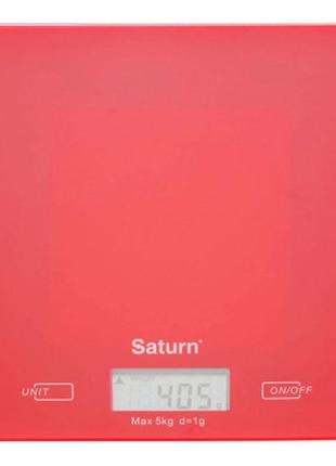Ваги кухонні saturn st-ks7810 red>> задайте питання щодо товару в чаті prom або viber