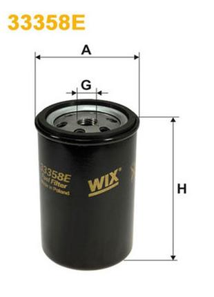 Фільтр паливний wixfiltron 33358e>> задайте питання щодо товару в чаті prom або viber