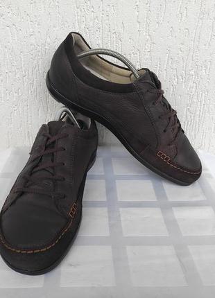 Туфли мокасини кожанние ecco danish design р.39