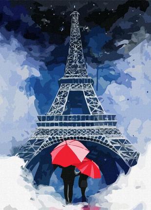 Полотно на картоні rosa з контуром міста париж № 4 30 x 40 см (gpa284217)1 фото
