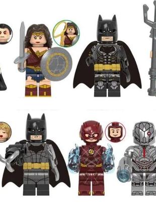 Человечки конструктор фигурки мстители супергерои dc лига справедливости для лего
