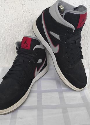 Кроссовки высокие nike air jordan р.40