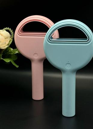 Вентилятор ручной , портативный с usb зарядкой для сушки ресниц