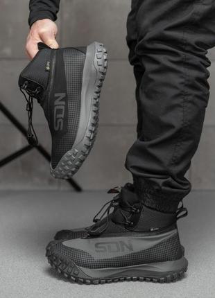 Зимові термо кросівки gtr black/grey