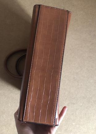 Сумка сумочка коричневая большая офисная базовая трапеция торба новая тоут шопер келли саквояж zara9 фото