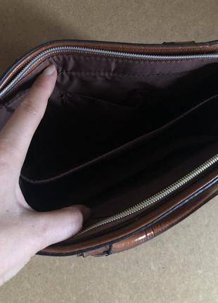 Сумка сумочка коричневая большая офисная базовая трапеция торба новая тоут шопер келли саквояж zara7 фото