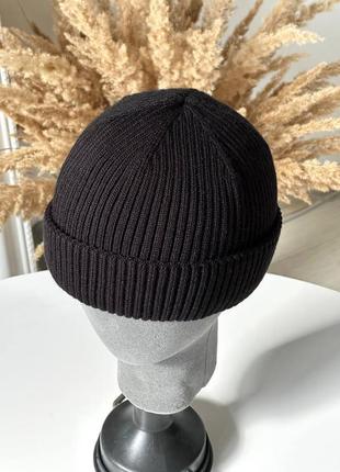 Шапка бини универсальна в цветах, шапка докерка, шапка монатик