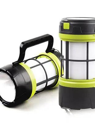Мультифункциональный кемпинговый фонарь с функцией powerbank 910-led+cob, кемпинговый светильник