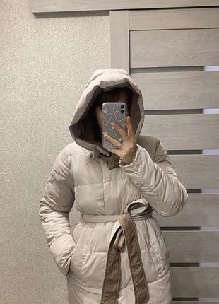 Куртка пуховик зимняя двухсторонняя