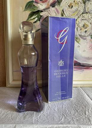 Giorgio beverly hills g парфюмированная вода оригинал снятость раритет
