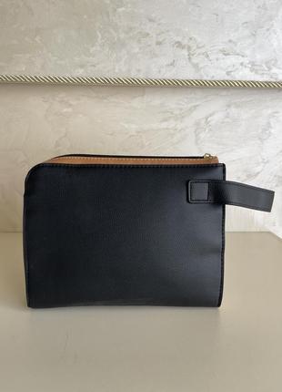 Шкіряна косметичка костя бренд bvlgari