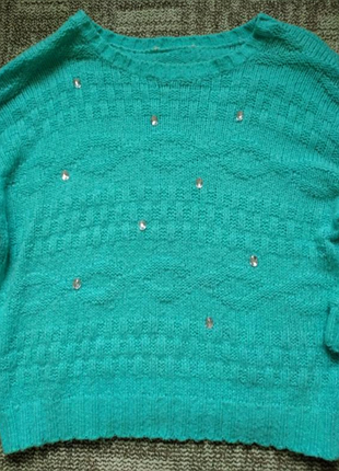 Нежный голубой свитер 2